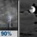 Thursday Night: Showers And Thunderstorms then Mostly Cloudy