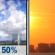 Monday: Chance Showers And Thunderstorms then Mostly Sunny