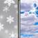 Sunday: Chance Snow Showers then Mostly Cloudy
