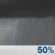 Sunday Night: A chance of rain showers. Mostly cloudy, with a low around 52. Northeast wind around 10 mph. Chance of precipitation is 50%. New rainfall amounts between a half and three quarters of an inch possible. Sunday Night: Chance Rain Showers