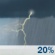 Thursday: Slight Chance Showers And Thunderstorms