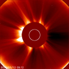 Latest LASCO C2 image of the Sun