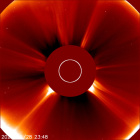 Latest LASCO C2 image of the Sun
