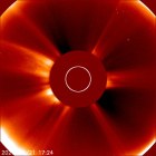 Latest LASCO C2 image of the Sun