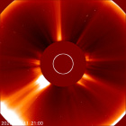 Latest LASCO C2 image of the Sun