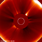 Latest LASCO C2 image of the Sun