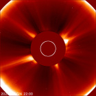 Latest LASCO C2 image of the Sun