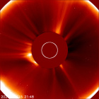 Latest LASCO C2 image of the Sun