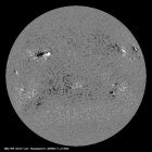 Latest SDO/HMI Magnetogram image of the Sun
