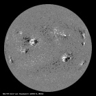 Latest SDO/HMI Magnetogram image of the Sun