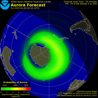 Current Southern hemispheric power input map