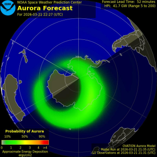 Current Southern hemispheric power input map