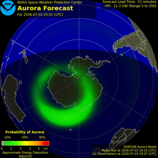 Current Southern hemispheric power input map