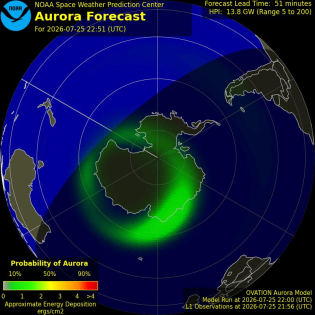 Current Southern hemispheric power input map
