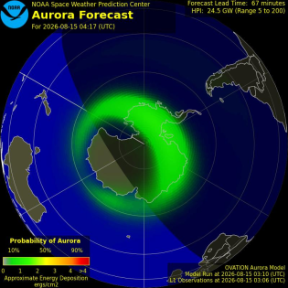 Current Southern hemispheric power input map