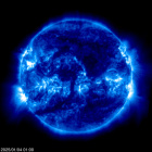 Click for time-lapse image of the sun