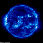Click for time-lapse image of the sun