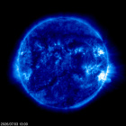 Click for time-lapse image of the sun